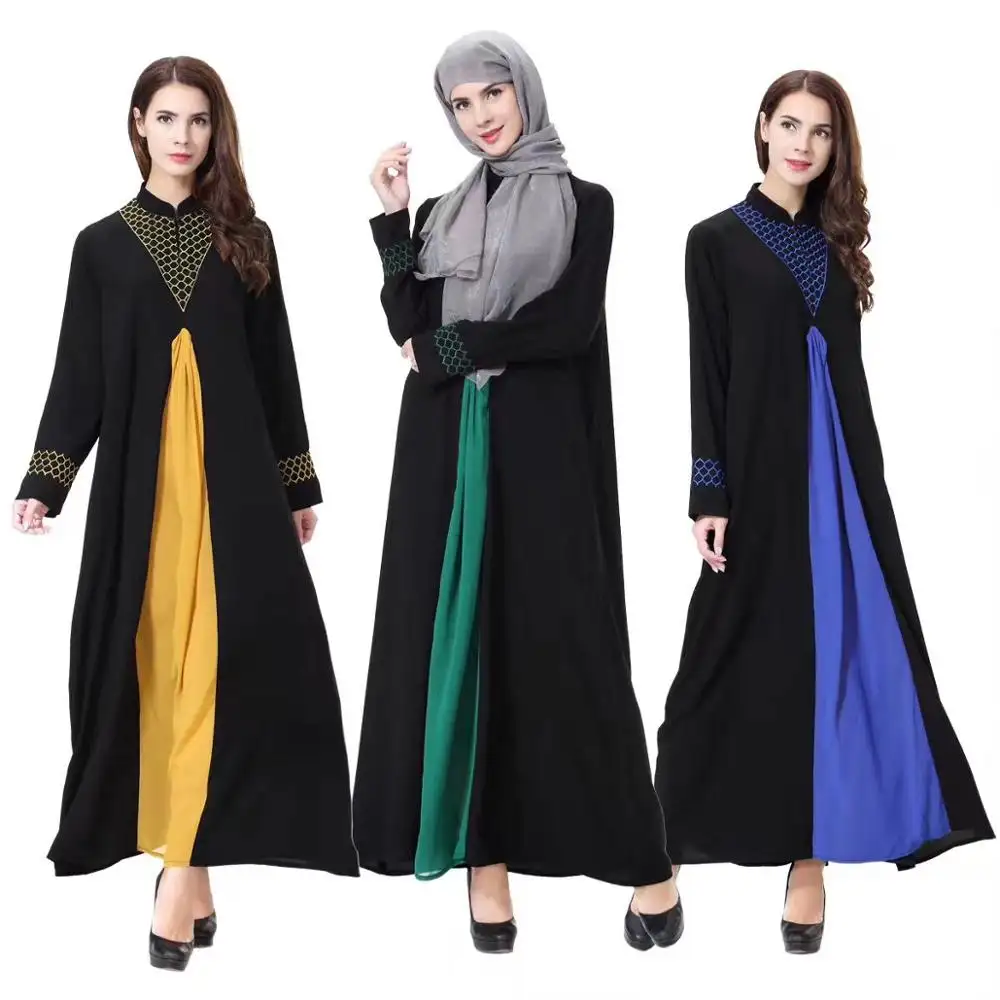 Wujiang manufacture dubai black abaya fabric/ NIDA abaya hijab fabric