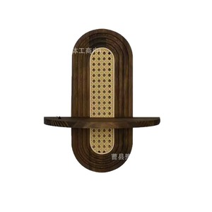 Solid Wood <b>Wall</b> <b>Shelf</b> Irregular Shape <b>Wall</b> <b>Mounted</b> Home Decoration For Living Room Guesthouse - Product Image 3