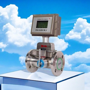 LPG cairan alami cerdas Digital 4-20mA denyut nadi RS485 OEM Flowmeter turbin <span class=keywords><strong>Gas</strong></span> aluminium - Product Image 2