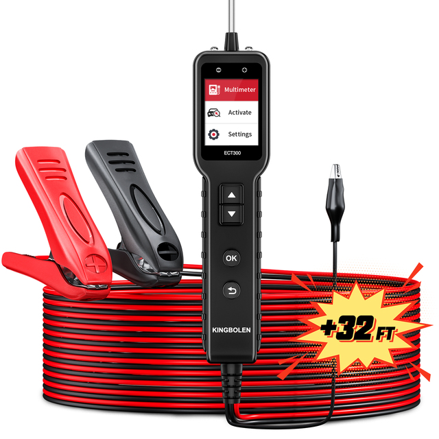 universal 2026 New ECT300 Automotive Electrical Circuit Tester 12V 24V Car Battery Tester