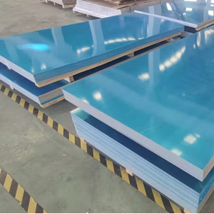 Plaque en alliage d'aluminium 1100 1060 1050 3003 3004 5052 5083 5086 6061 pour matériaux de construction - Product Image 2