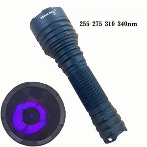 Lampe torche UV profonde M45 10W UVC |   LED 255 nm à 9 puces avec filtre ZWB3 |   Lampe torche à batterie rechargeable 21700 pour la détection des roches - Product Image 5