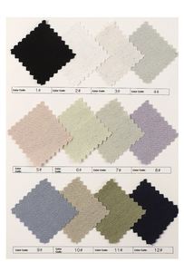 Tissu en Lin et Viscose Tissé Effet Slub 215g Écologique Respirant Résistant à l'Abrasion Tissu Fluide et Tendance pour Pantalons et Blazers pour Filles - Product Image 6