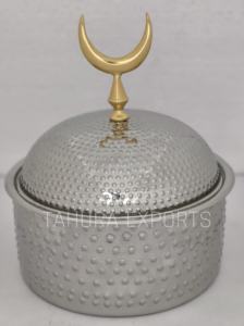 Classic Hotpot Kitchenware Round Shape Hotel Chapati Hotpot Storage Chafing Food <b>Cookware</b> for Dinnerware - Product Image 4