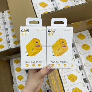 USB A Tipo C Carga Rápida Cargador Rápido de 2 Puertos para iPhone Cargador Portátil Teléfono Móvil Cargador Celular - Product Image 1