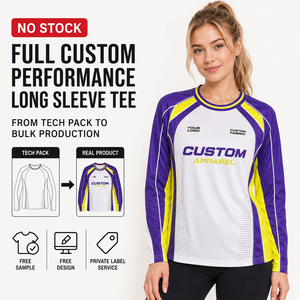 T-shirt da donna all'ingrosso traspirante in mesh a maniche lunghe raglan con pannelli traforati a blocchi di colore per allenamento sportivo - Product Image 1