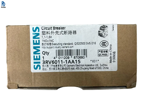 เซ็นเซอร์ควบคุม PLC เซอร์กิตเบรกเกอร์แบบโมลด์เคส ของแท้ใหม่เอี่ยม 3RV6011-1AA15 - Product Image 1
