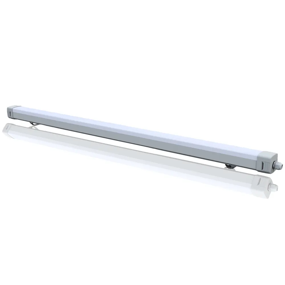 2024 Nouvel article Supermarché LED Tri-preuve tube 220-240V CE CB certification lumière led chute plafond anti-poussière 20W 40W 60W 150lm/w