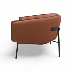 <span class=keywords><strong>Chaise</strong></span> d'Appoint Moderne en <span class=keywords><strong>Cuir</strong></span> <span class=keywords><strong>Tubulaire</strong></span> avec Cadre en Acier pour Villa Salle à Manger Appartement Maison Bar ou Chambre à Coucher Hôtel - Product Image 4