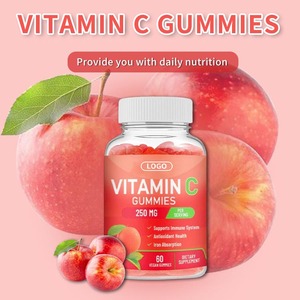Complément alimentaire en gommes OEM, gommes à la <span class=keywords><strong>vitamine</strong></span> C pour stimuler l'immunité, augmenter l'apport en fibres alimentaires, gommes à la <span class=keywords><strong>vitamine</strong></span> personnalisées - Product Image 2