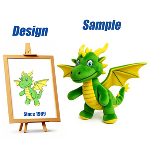 Shengye China Personalizado Fábrica Fabricante Novo Design Anime Dragão Brinquedo De Pelúcia Adorável Dos Desenhos Animados De Pelúcia Dinossauro Recheado Animal Brinquedo - Product Image 1