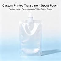 Pochette souple PE à bec verseur avec bouchon à vis, rechargeable, pour emballage de jus – Fournisseur direct usine