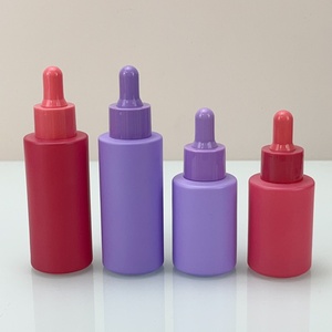 50ml 30ml Fancy Essence Skin Care Packaging <b>Purple</b> Pink Green <b>Hair</b> Oil Serum Dropper Bottle Essential Oil Screen Printed - Product Image 4