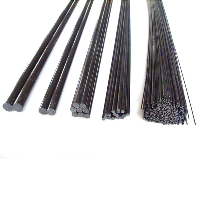 SHENGTIAN High-temperature Resistant Solid 3k Carbon Fiber Rods Glossy/Matte Surface Customizable Size