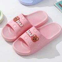 Home D506 2025 Sandales d'été antidérapantes super respirantes pour femmes, confortables pour les pantoufles à usage domestique, style couple
