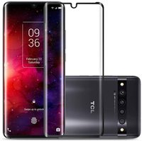 Film de protection d'écran en verre trempé incurvé 3D à couverture intégrale pour TCL 10 Plus