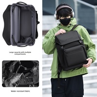 Nouveau sac à dos imperméable en TPU avec doublure en polyester, sacs pour ordinateur portable, bagages d'étudiant, Surface Pro 11, sac à dos scolaire unisexe, noir, voyage