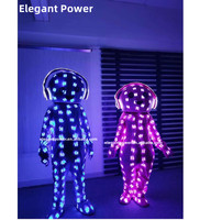 Costume de Robot de danse à LED à changement de couleur Costume de Robot lumineux pour la scène et la fête