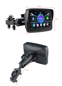 Motorfiets wereldwijd navigatiesysteem <span class=keywords><strong>5</strong></span> inch smart screen ondersteunt draadloze Carplay Android <span class=keywords><strong>AUTO</strong></span> video afspelen achteruitrijhulp - Product Image 6