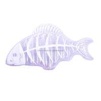 Großhandel PVC Fischförmige Aufblasbare Pool-Luftmatratze Schwimmende Liege Sommer-Poolspielzeug 195x106x27cm
