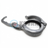 Collier de serrage à coin DN125 5 pouces à raccord rapide en acier forgé pour la connexion de tuyaux de pompe à béton, de camion, de remorque et de flèche de placement