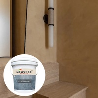 Mejor precio Cemento Látex Masilla a prueba de humedad Brillo decorativo Acrílico Estuco Pintura de revestimiento de pared blanca