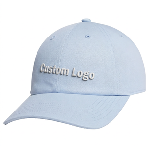 Gorra de Béisbol Azul Claro con Logotipo Personalizado Bordado, de 6 Paneles, Ajustada, Unisex, Informal, para Primavera/Verano - Product Image 1