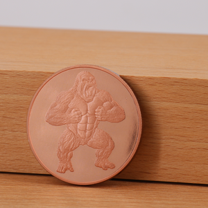 Pièce de collection ronde en cuivre fin 999, 1 oz, motif animal sauvage en relief, vente en gros directe du fabricant - Product Image 6