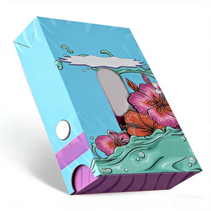 Child Proof <b>Drawer</b> Style Paper Box with Push Botton and Soft Touch Finish - Product Image 2