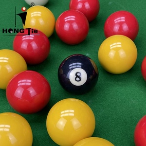 Bolas de <span class=keywords><strong>Billar</strong></span> Hongjie de Alta Calidad y Económicas, Bolas de <span class=keywords><strong>Billar</strong></span> de Casino de 50.8 mm, Amarillas y Rojas - Product Image 4