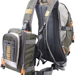 BSCI Factory Fishing Vest Pack Fishing Vest/Fishing <b>Sling</b> Pack/Fishing <b>Backpack</b> Waterproof Fishing Rod Reel Bag Organizer - Product Image 1