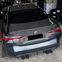 Para BMW Serie 4 G22 M4 G80 2020-2026, Tapa de Maletero de Fibra de Carbono Estilo CSL, Reemplazo de la Tapa Trasera del Maletero, Kit de Fibra de Carbono