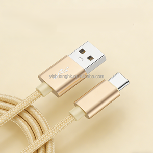 1.5m Durable Nylon Braided Pure Copper Conductor USB Fast Charging <b>Cable</b> Multi Color Data Sync for Mobile Phones - Product Image 1