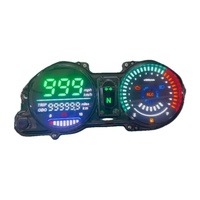 Nuevo Instrumento Digital LED para Motocicletas CG/Titan 150 ES 2009, Velocímetro y Odómetro, Exportado a Brasil