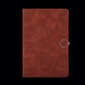 Promotion Black Personalised Business Gift New Design Pu Leather Material Cover Leather Magnetic Buckle Notebook for School - Product Image 3