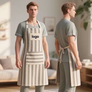 Promotionnel Jardinage Cuisine Bbq Hommes Dames Lavable en Machine 2 Poche Bavoir Couleur Sublimation Tablier - Product Image 1