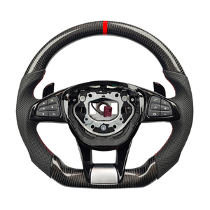 Volant sport modifié en fibre de carbone Red Label pour Mercedes Benz C GLC E S CLS <span class=keywords><strong>AMG</strong></span> ZC-205-P-1234 - Product Image 1