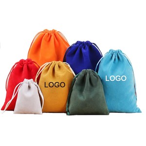 Bolsa de Joyería con Cordón, Bolsa de Franela con Cordón, Bolsa de Regalo Personalizada para Joyería, Bolsa de Terciopelo con Logotipo Personalizado para Joyas - Product Image 2