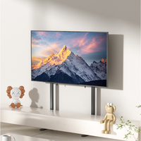 Base Universal para TV de Piso HILLPORT, para Pantallas Planas LCD y Plasma de 55-100 Pulgadas, Capacidad de Carga de 75 kg, VESA 100-900x600 mm, Soporte de Altura Ajustable