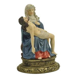 <span class=keywords><strong>Escultura</strong></span> <span class=keywords><strong>de</strong></span> la Piedad, Virgen María con el Niño Jesús, Figura Pintada a Mano, Regalo Católico Perfecto para Pascua, Navidad y Sala <span class=keywords><strong>de</strong></span> Oración - Product Image 5
