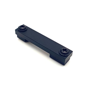 Factory Custom CNC Machined Black Anodized Aluminum Clamp <strong>Bar</strong> for Marine <strong>Boat</strong> Hardware Parts - Product Image 3