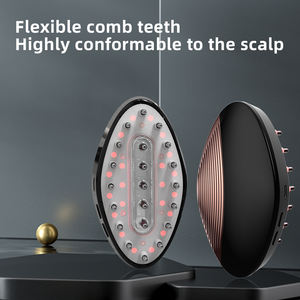 Kopfhautmassagegerät mit Infrarot-Physiotherapie, Elektrische Mikrostromstimulation, Schwarz, 800mAh Akku, USB-Aufladung, Modell Y01 - Product Image 4