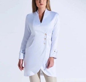 Uniformi <span class=keywords><strong>da</strong></span> <span class=keywords><strong>lavoro</strong></span> a maniche lunghe <span class=keywords><strong>da</strong></span> donna per ospedale di bellezza Pet Staff femminile abbigliamento <span class=keywords><strong>da</strong></span> <span class=keywords><strong>lavoro</strong></span> clinica personale donna Doctor White Coats - Product Image 1