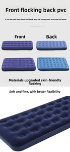 2025 nuevo precio de fábrica cama de aire automática portátil colchón inflable incorporado bomba recargable almohadilla de dormir inflable - Product Image 5