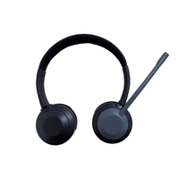 Casque OEM 2.4G/BT avec microphone, casque PC pour le bureau/les appels vidéo avec batterie remplaçable