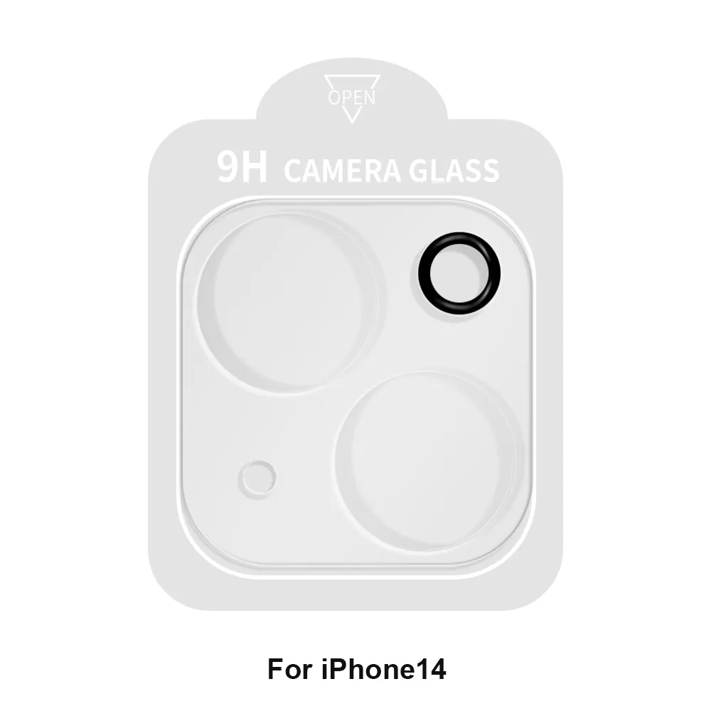 IPhone14用カメラレンズ電話スクリーンプロテクター強化ガラスフルカバーフィルム透明プロテクター