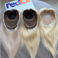 Perruque en Soie pour Femme, Expédition Mondiale, Postiche à Clipser en Cheveux Humains, 12 Pouces, Tissage 7*8 + Effet Cuir Chevelu 4*4, Perruque en Soie avec Effet Cuir Chevelu