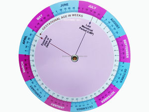 <span class=keywords><strong>Calculadora</strong></span> de disco de Obstetricia y Ginecología rosa, tabla de <span class=keywords><strong>Fecha</strong></span> de nacimiento de embarazo, predice la <span class=keywords><strong>fecha</strong></span> de entrega de la tarjeta de ciclo de embarazo para mujeres - Product Image 2