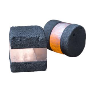 โคมไฟแซนวิชแบบเซเลไนต์งานแกะสลักด้วยมือทำจากคริสตัลควอตซ์ใสสำหรับเป็นของขวัญและของตกแต่งหินคริสตัลน้ำแข็ง - Product Image 1