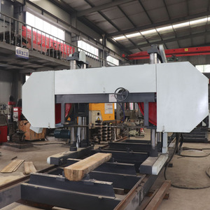 Sierra de cinta horizontal de alta resistencia, ancho de corte máximo de 2500 mm, máquina de aserradero para corte primario de troncos de gran diámetro - Product Image 3